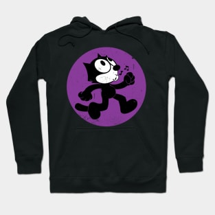 Felix The Cat Walking Whistling Hoodie